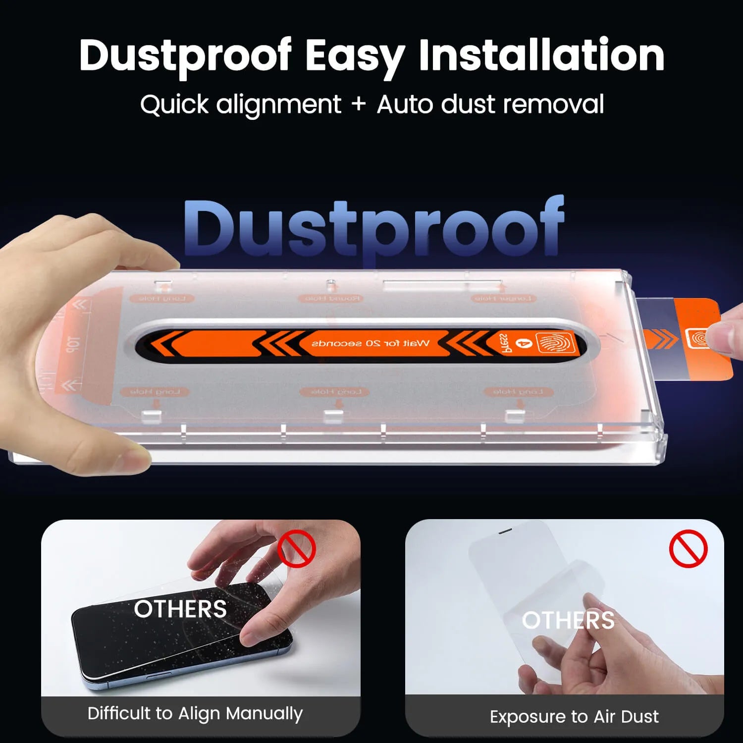 2EZ Fit Screen Protector for iPhone 17/17 Air/17 Pro/17 Pro Max (Copy)